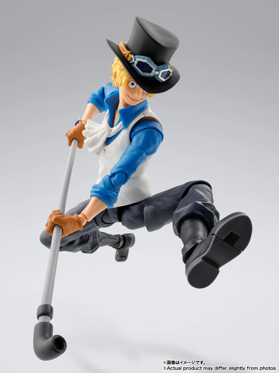 FIGURA ONE PIECE SABO REVOLUTIONARY ARMY CHIEF OF STAFF S.H. FIGUARTS BANDAI SPIRITS TAMASHII NATIONS - Image 5