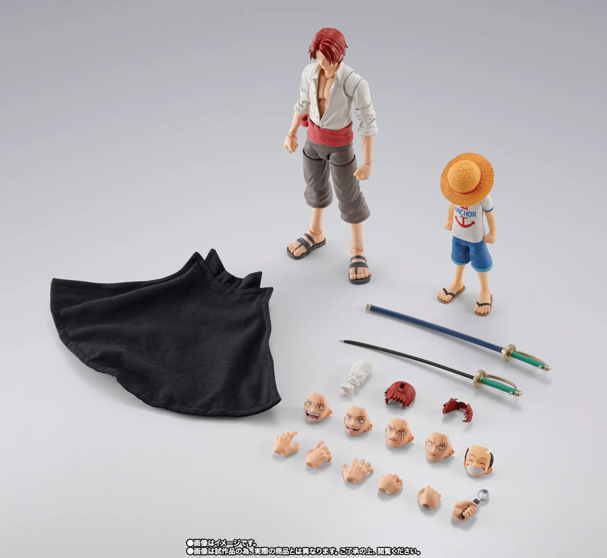 FIGURA ONE PIECE SHANKS & MONKEY D. LUFFY CHILDHOOD S.H. FIGUARTS BANDAI SPIRITS TAMASHII NATIONS - Image 2