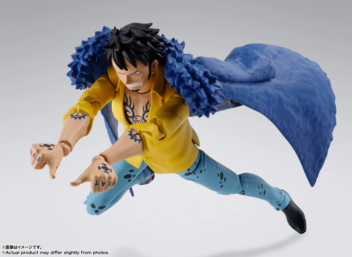 FIGURA ONE PIECE TRAFALGAR LAW THE RAID ON ONIGASHIMA - S.H. FIGUARTS BANDAI SPIRITS TAMASHII NATIONS - Image 3