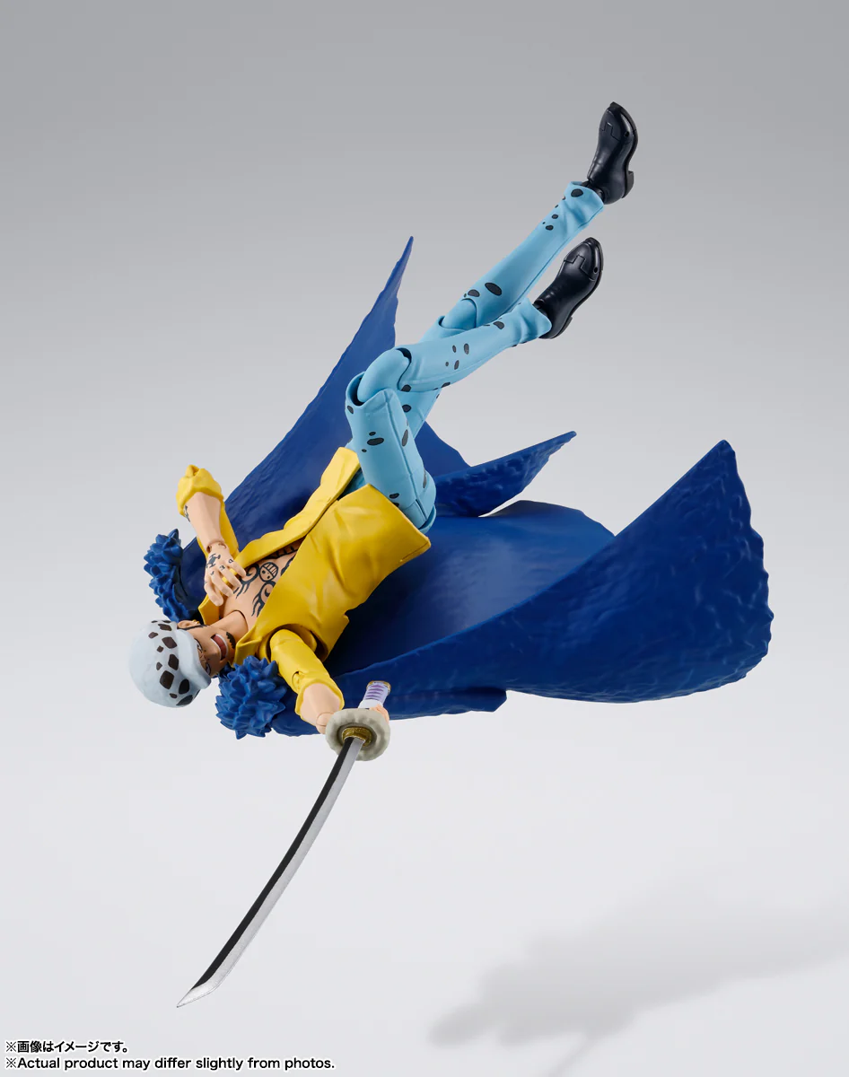 FIGURA ONE PIECE TRAFALGAR LAW THE RAID ON ONIGASHIMA - S.H. FIGUARTS BANDAI SPIRITS TAMASHII NATIONS - Image 5