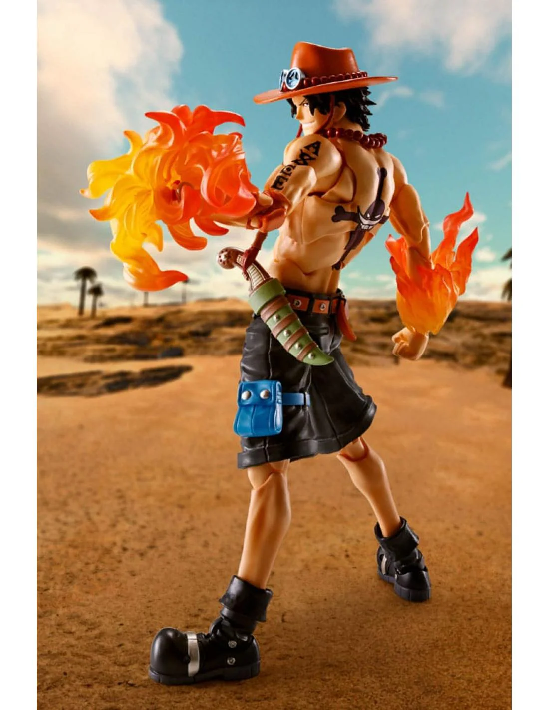 FIGURA ONE PIECE PORTGAS D. ACE -FIRE FIST- S.H. FIGUARTS BANDAI SPIRITS TAMASHII NATIONS 15,5 CM - Image 4