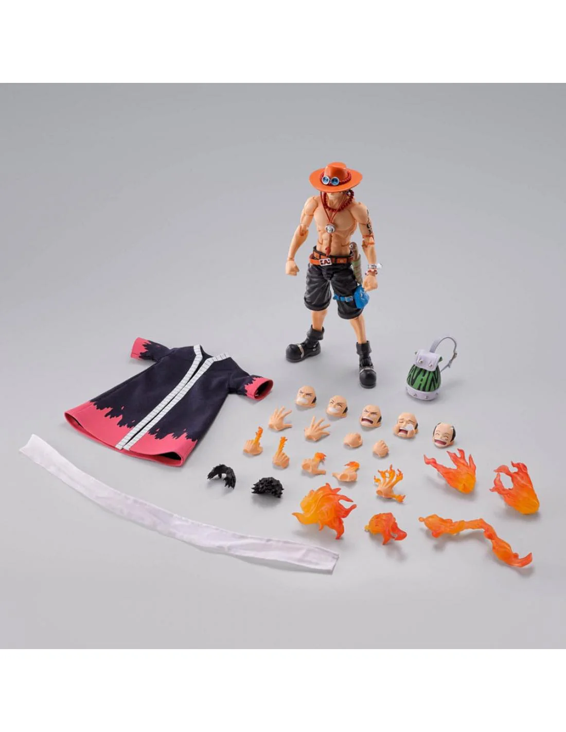 FIGURA ONE PIECE PORTGAS D. ACE -FIRE FIST- S.H. FIGUARTS BANDAI SPIRITS TAMASHII NATIONS 15,5 CM - Image 6