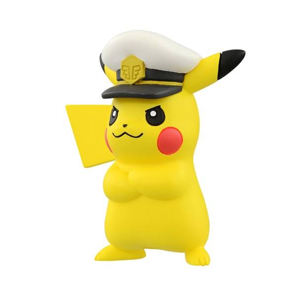 FIGURA PVC POKEMON CAPTAIN PIKACHU MONSTER COLLECTION MS-12 TAKARA TOMY - Image 3