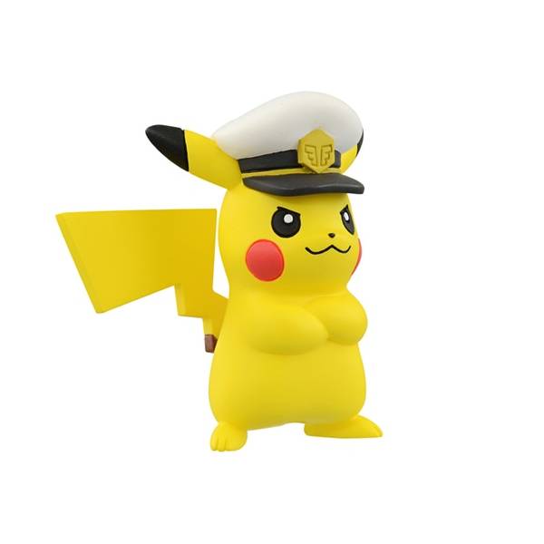 FIGURA PVC POKEMON CAPTAIN PIKACHU MONSTER COLLECTION MS-12 TAKARA TOMY - Image 4