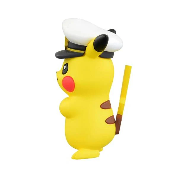 FIGURA PVC POKEMON CAPTAIN PIKACHU MONSTER COLLECTION MS-12 TAKARA TOMY - Image 5