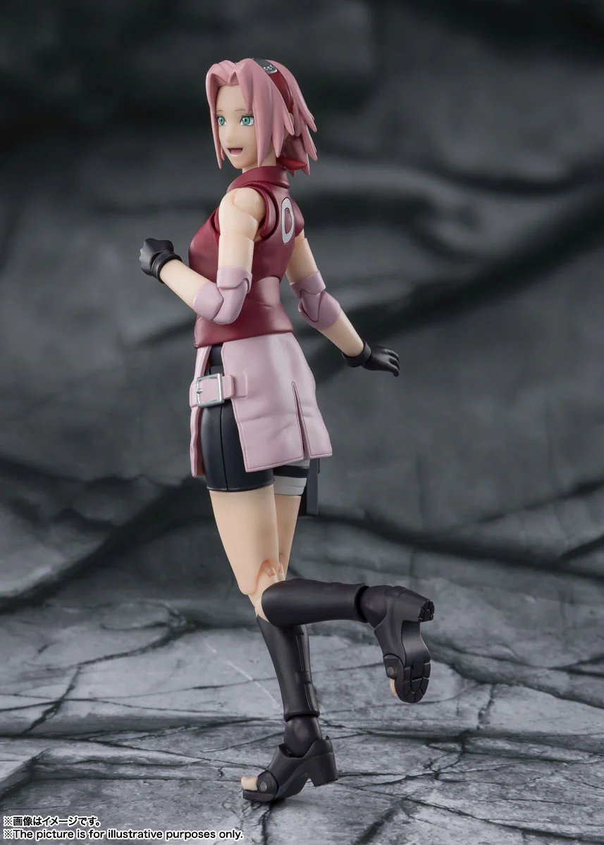 FIGURA SAKURA HARUNO INHERITOR TSUNADE'S INDOMINABLE WILL NARUTO SHIPPUDEN TAMASHII NATIONS - BANDAI SH FIGUARTS - Image 4
