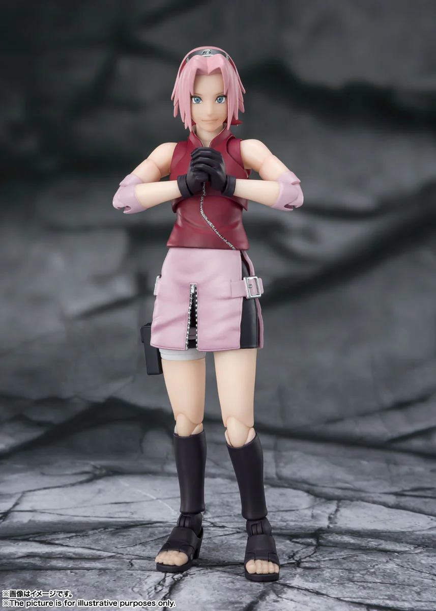 FIGURA SAKURA HARUNO INHERITOR TSUNADE'S INDOMINABLE WILL NARUTO SHIPPUDEN TAMASHII NATIONS - BANDAI SH FIGUARTS - Image 5