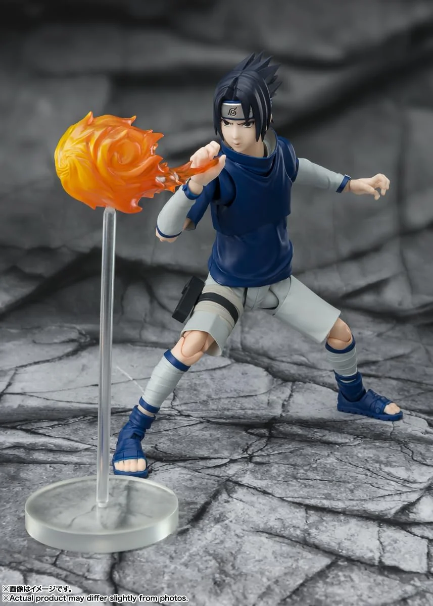 FIGURA SASUKE UCHIHA NINJA PRODIGY UCHIHA CLAN BLOODLINE NARUTO SHIPPUDEN TAMASHII NATIONS - BANDAI SH FIGUARTS - Image 4
