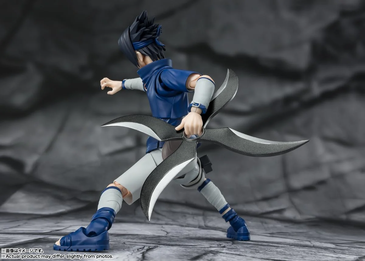 FIGURA SASUKE UCHIHA NINJA PRODIGY UCHIHA CLAN BLOODLINE NARUTO SHIPPUDEN TAMASHII NATIONS - BANDAI SH FIGUARTS - Image 6
