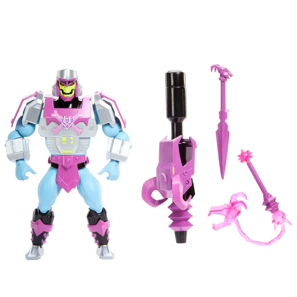 FIGURA SKELETOR MEGATRON TRANSFORMERS X MASTERS OF THE UNIVERSE - Image 2
