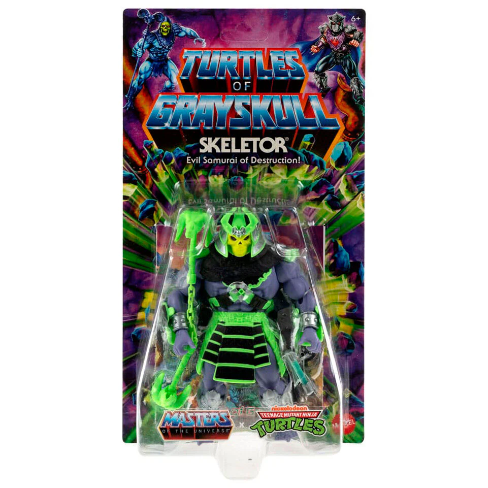 FIGURA SKELETOR TURTLES OF GRAYSKULL MASTERS OF THE UNIVERSE ORIGINS WAVE 3