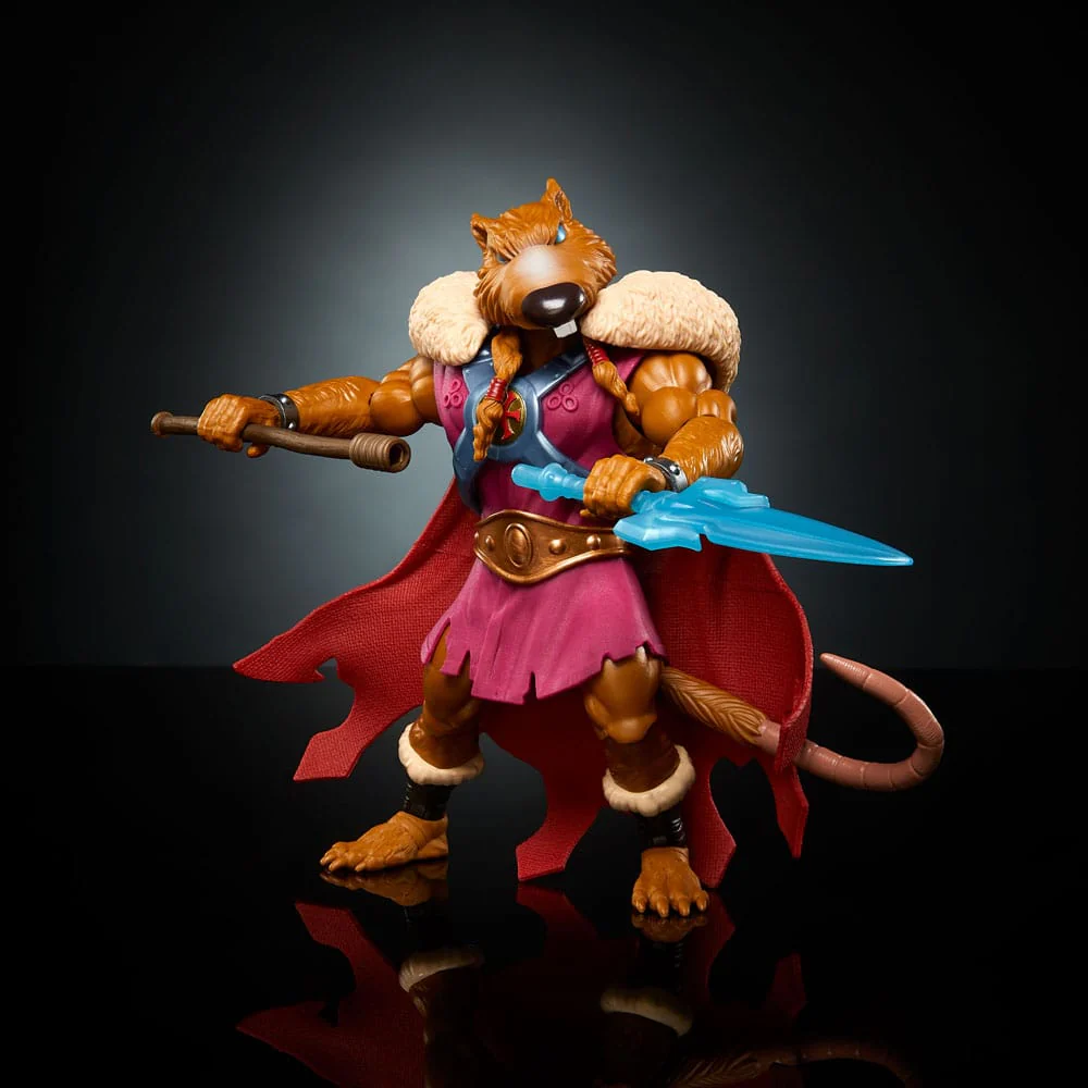 FIGURA SPLINTER TURTLES OF GRAYSKULL MASTERS OF THE UNIVERSE ORIGINS DELUXE - Image 4