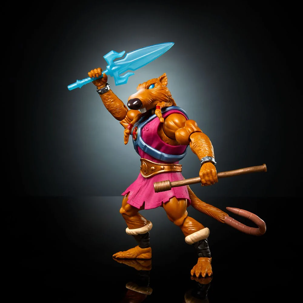 FIGURA SPLINTER TURTLES OF GRAYSKULL MASTERS OF THE UNIVERSE ORIGINS DELUXE - Image 5