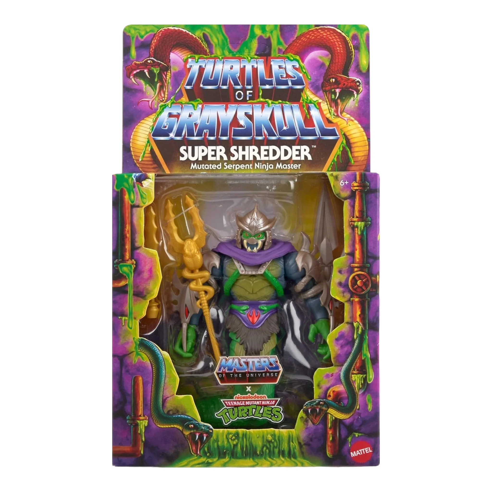 FIGURA SUPER SHREDDER TURTLES OF GRAYSKULL MASTERS OF THE UNIVERSE ORIGINS DELUXE