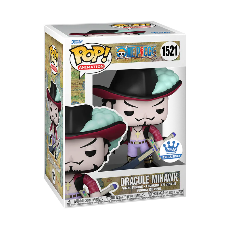 FUNKO POP ONE PIECE DRACULE MIHAWK FUNKO EXCLUSIVE #1521