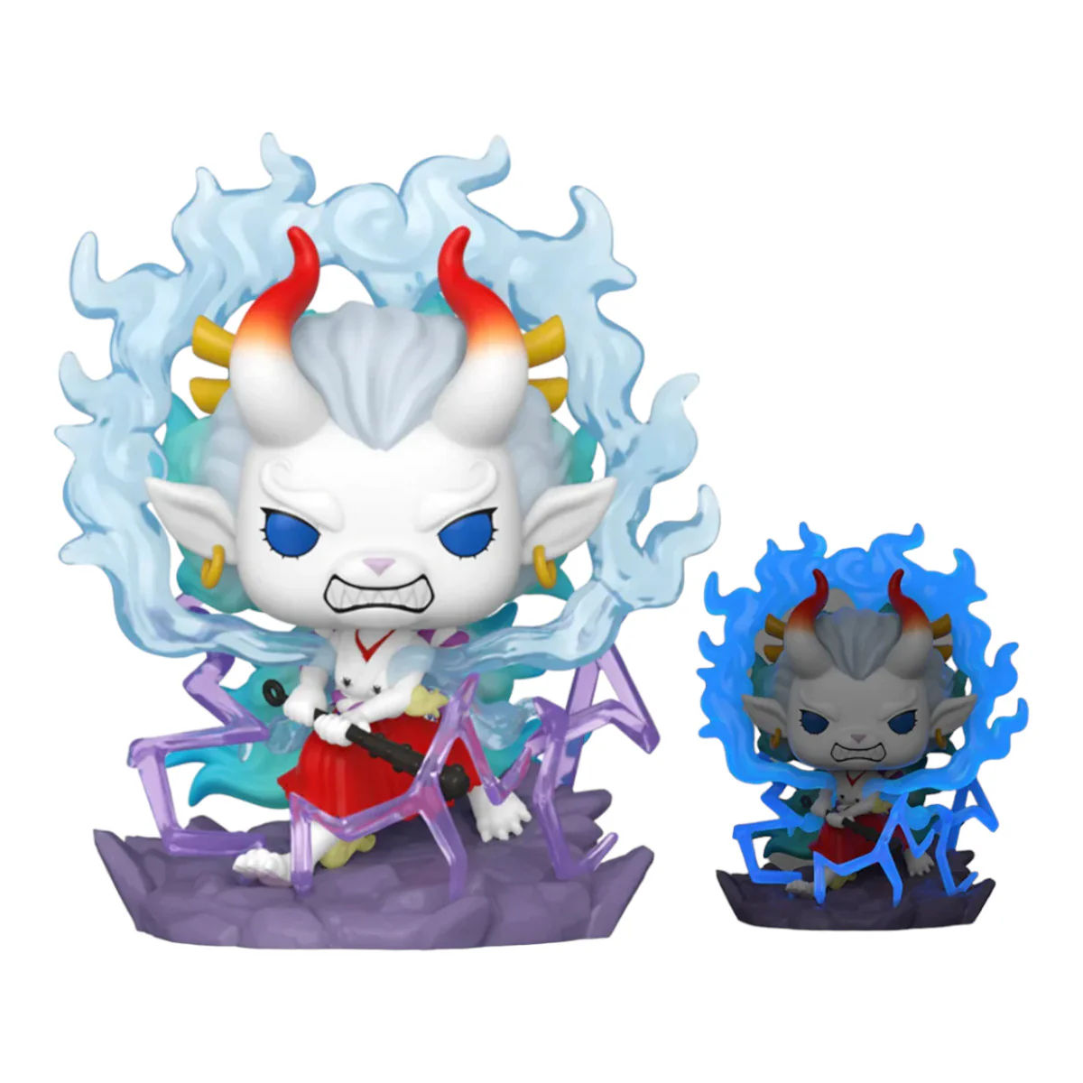 FUNKO POP ONE PIECE YAMATO BEAST FORM GLOW GITD 6" #1596 - Image 2