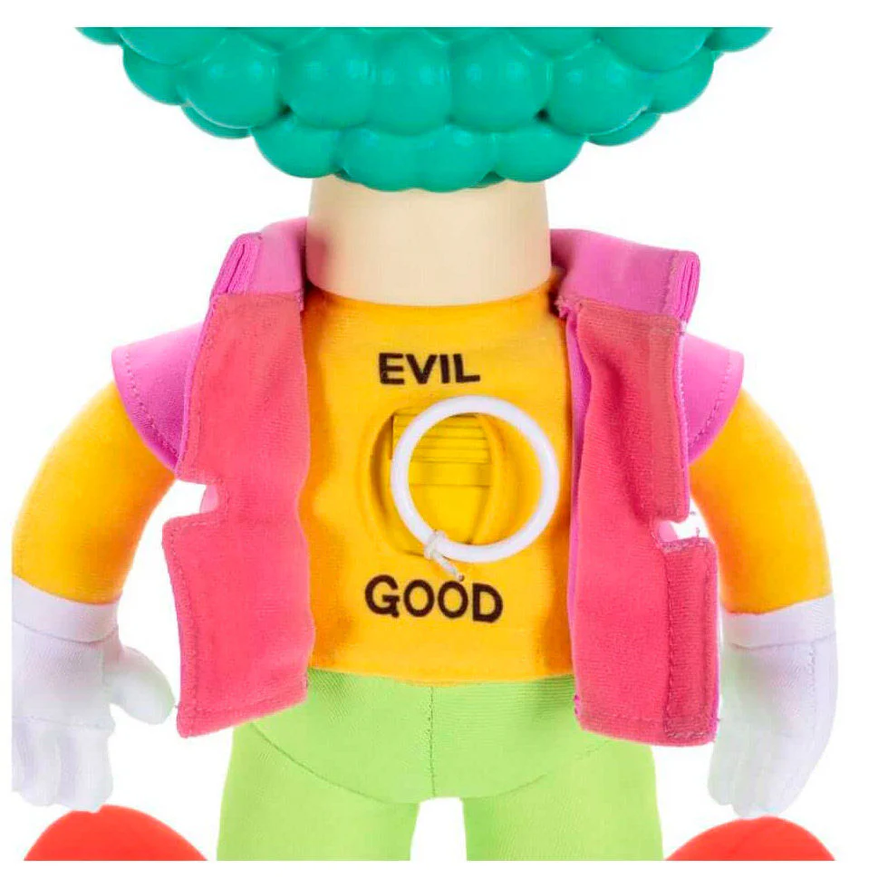 MUÑECO PARLANTE EVIL KRUSTY EL PAYASO - LOS SIMPSONS LA CASA ÁRBOL DEL TERROR - JAKKS PACIFIC (44CM) - Image 2