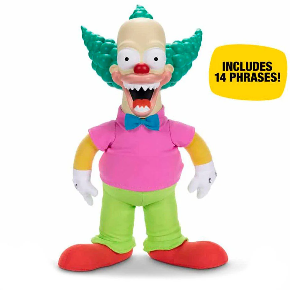 MUÑECO PARLANTE EVIL KRUSTY EL PAYASO - LOS SIMPSONS LA CASA ÁRBOL DEL TERROR - JAKKS PACIFIC (44CM) - Image 4