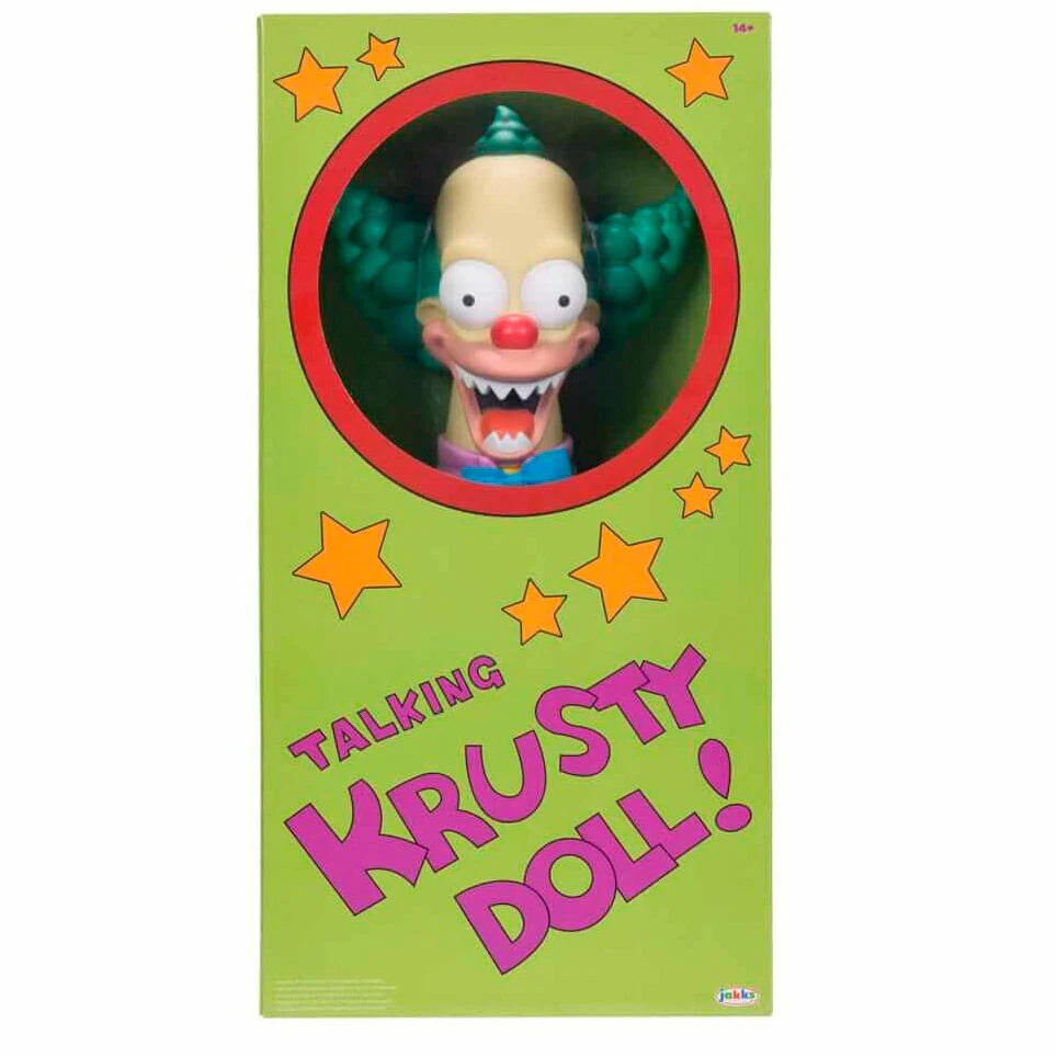 MUÑECO PARLANTE EVIL KRUSTY EL PAYASO - LOS SIMPSONS LA CASA ÁRBOL DEL TERROR - JAKKS PACIFIC (44CM) - Image 5