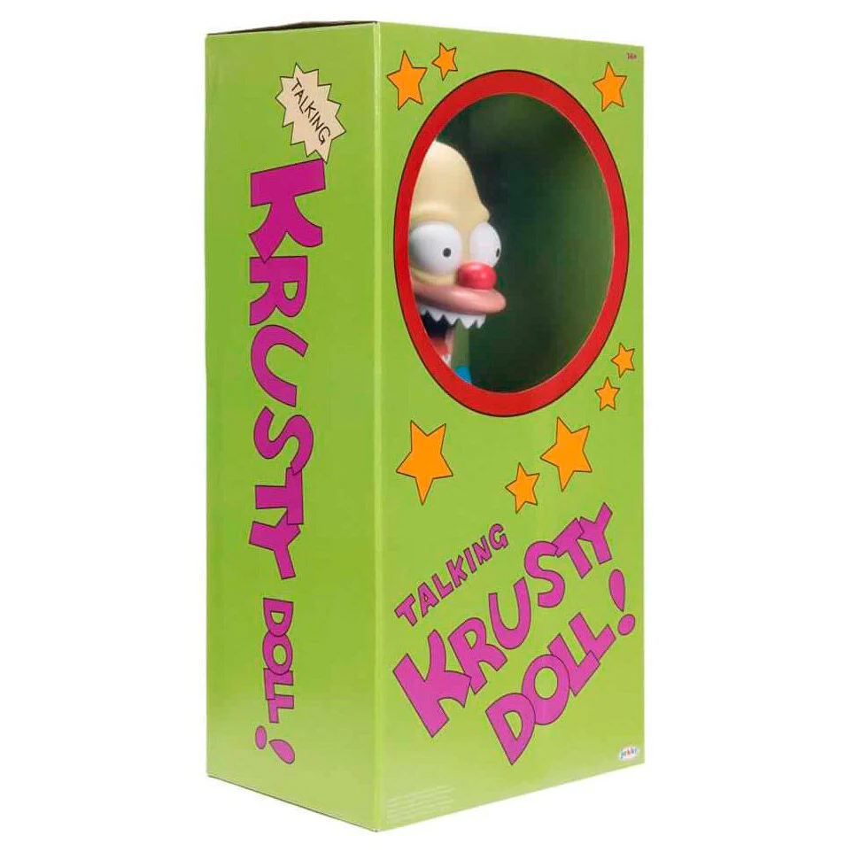 MUÑECO PARLANTE EVIL KRUSTY EL PAYASO - LOS SIMPSONS LA CASA ÁRBOL DEL TERROR - JAKKS PACIFIC (44CM) - Image 7