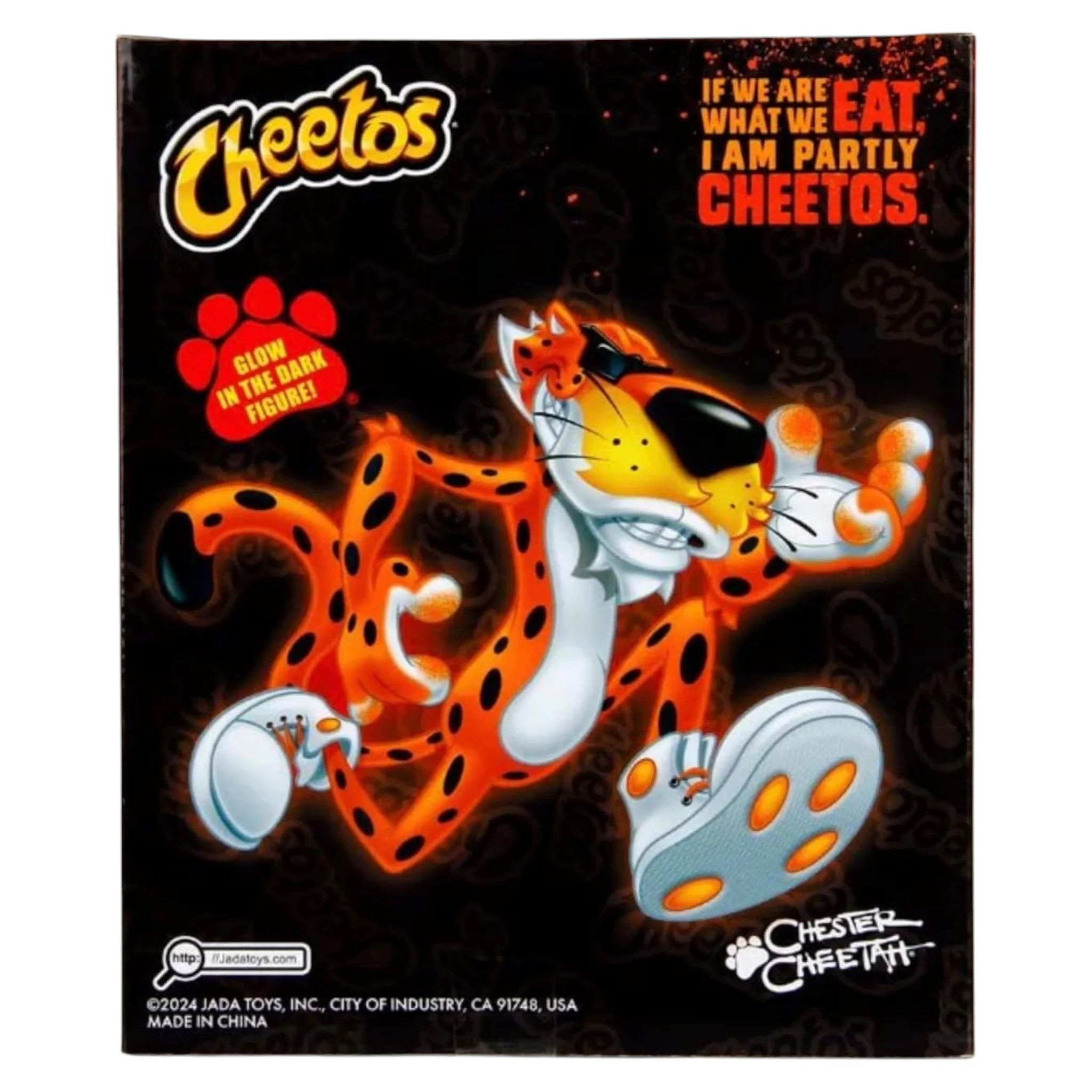 JADA 5" CHESTER CHEETAH CHEETOS CRUNCHY FLAMIN' HOT GLOW IN THE DARK - ACTION FIGURE - Image 5