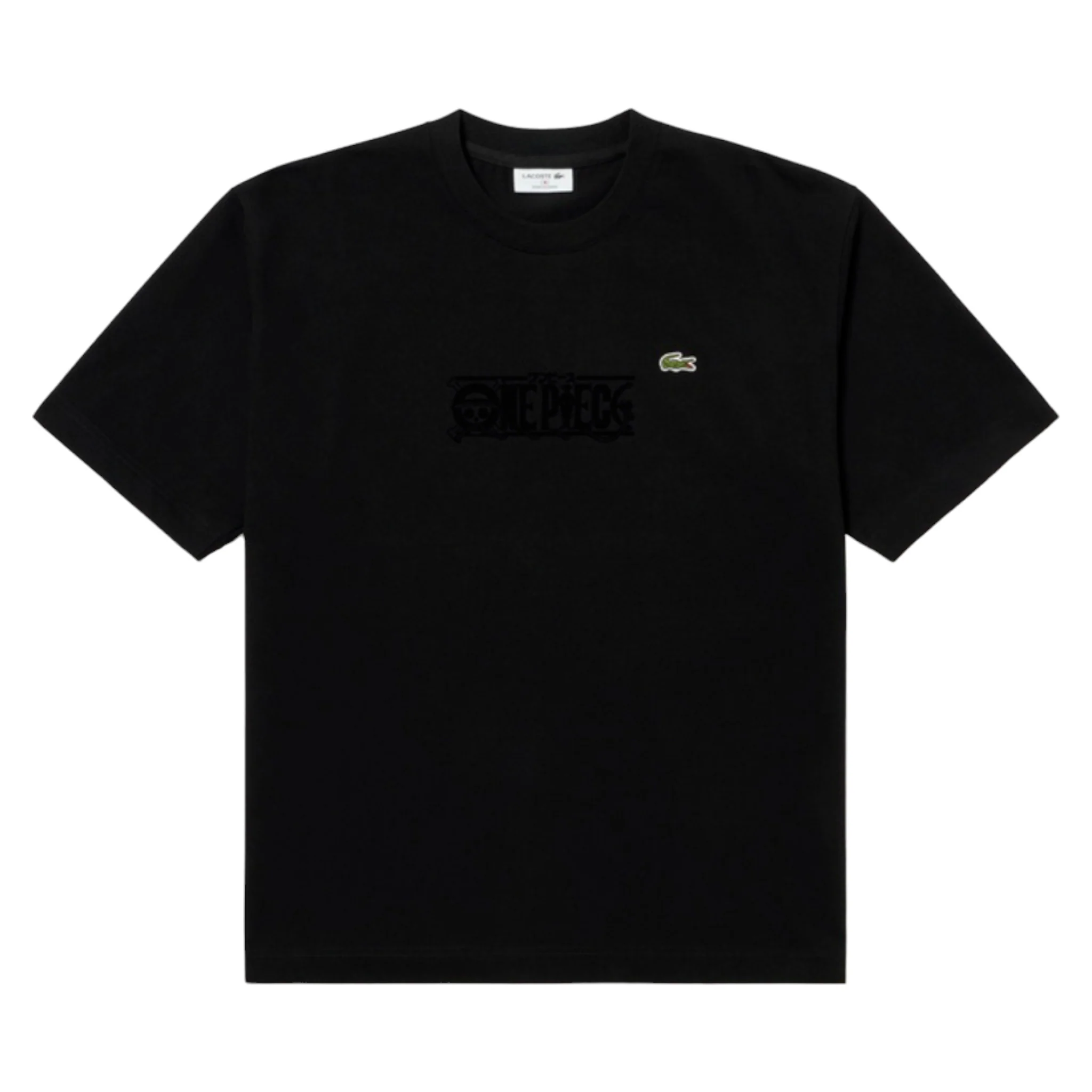 LACOSTE ONE PIECE CAMISETA NEGRA ROBIN & CROCODILE TALLA L & M MADE IN JAPAN - Image 4