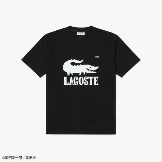 LACOSTE ONE PIECE CAMISETA NEGRA TALLA L MADE IN JAPAN - Image 2