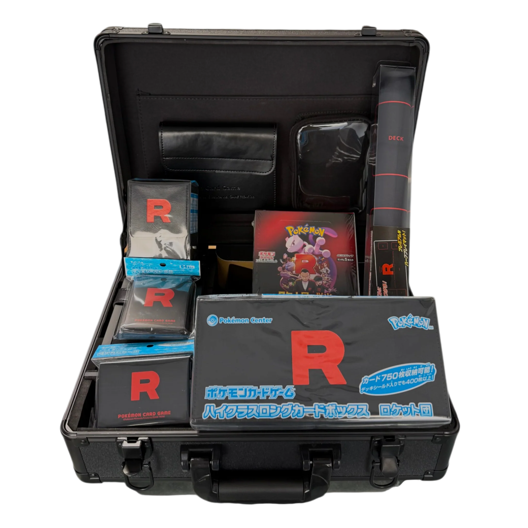MALETIN COMPLETO POKEMON SV10 THE GLORY OF THE TEAM ROCKET (JAPONÉS) BRIEFCASE