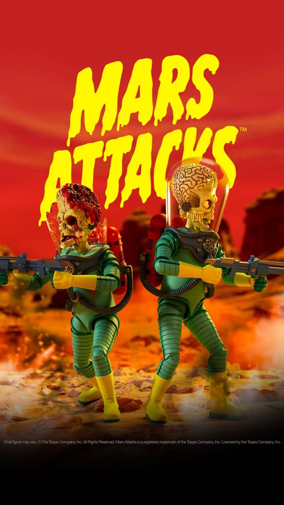 MARS ATTACKS FIGURA ULTIMATES MARTIAN WAVE 1 SUPER7 - Image 4
