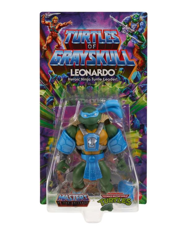 MASTERS OF THE UNIVERSE ORIGINS TURTLES OF GRAYSKULL LEONARDO TMNT - Image 8