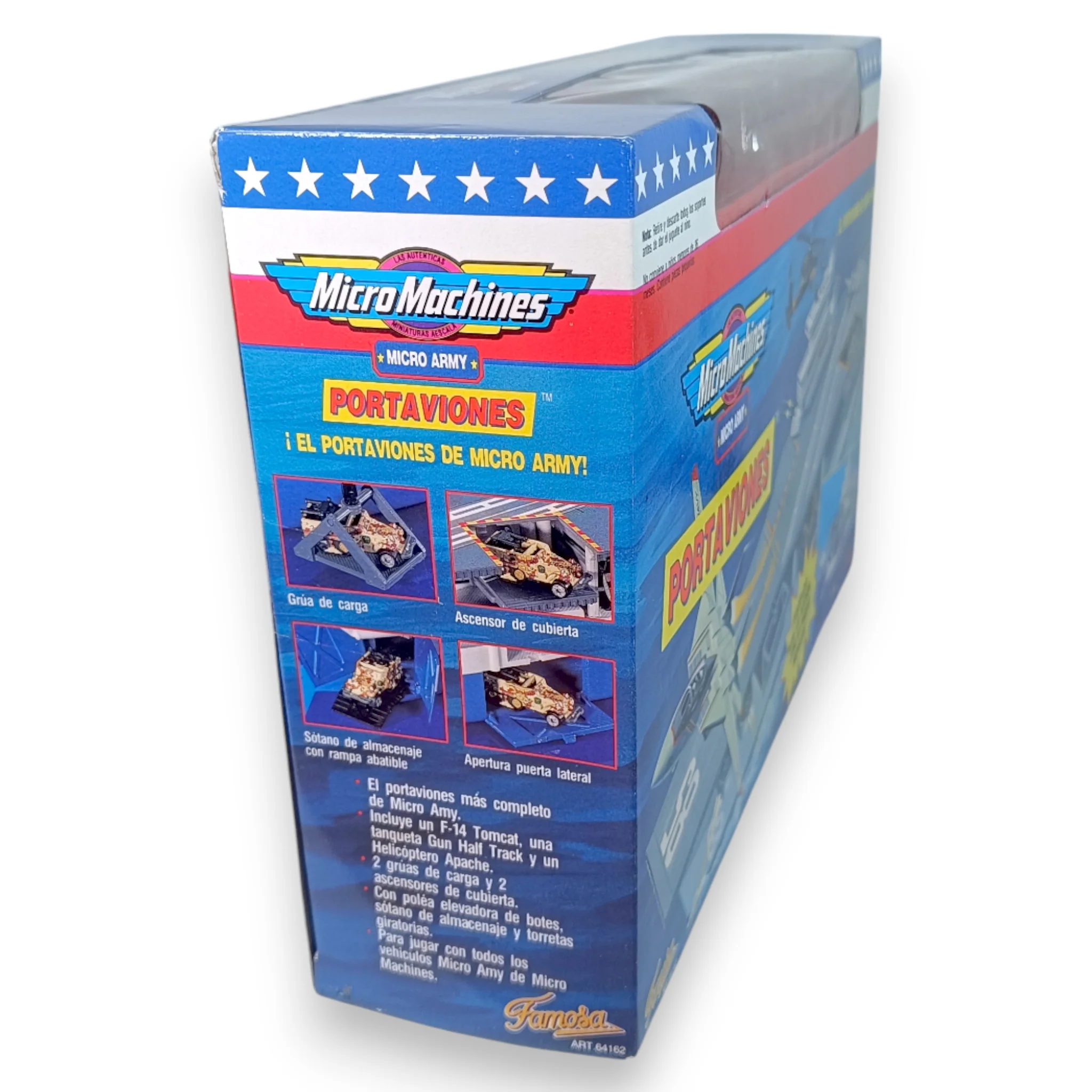 PLAYSET MICROMACHINES PORTAVIONES ARMY MICRO MACHINES FAMOSA GALOOB 1993 - Image 3