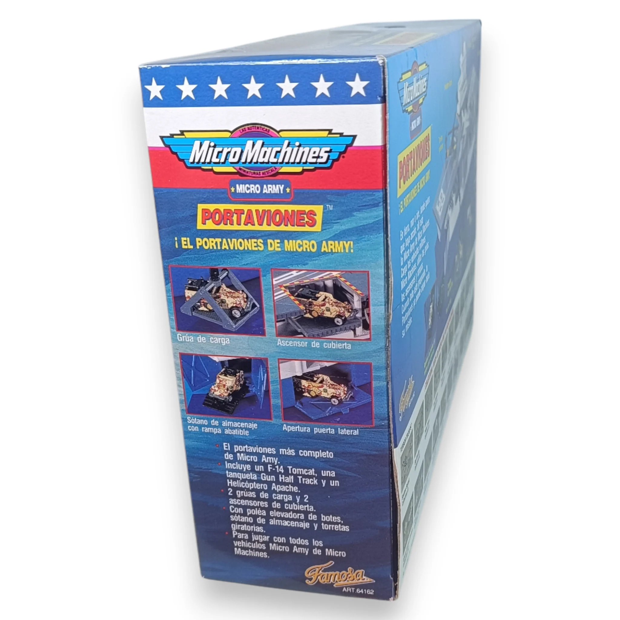 PLAYSET MICROMACHINES PORTAVIONES ARMY MICRO MACHINES FAMOSA GALOOB 1993 - Image 4
