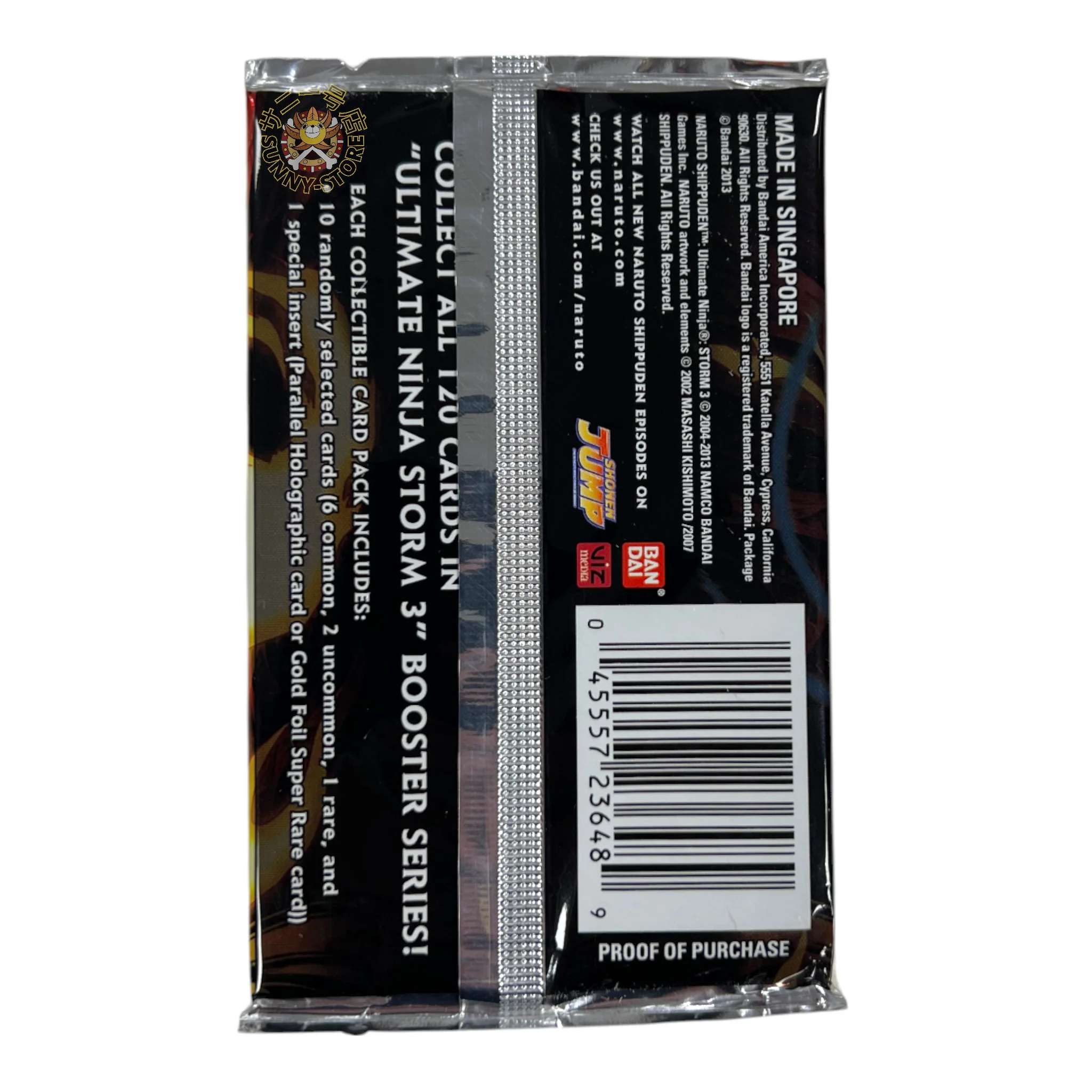 BOOSTER NARUTO CCG BANDAI ULTIMATE NINJA STORM 3 (USA VERSION) - Image 2