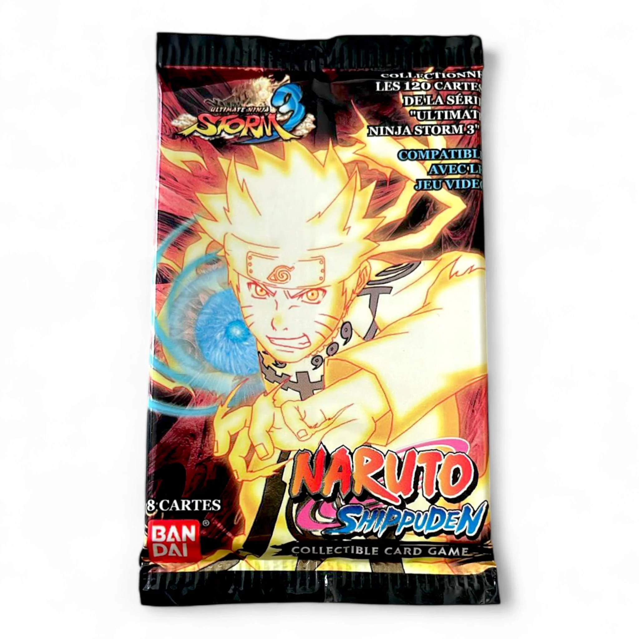 NARUTO CCG BANDAI ULTIMATE NINJA STORM 3 SEALED BOOSTER PACK (FRANCÉS)