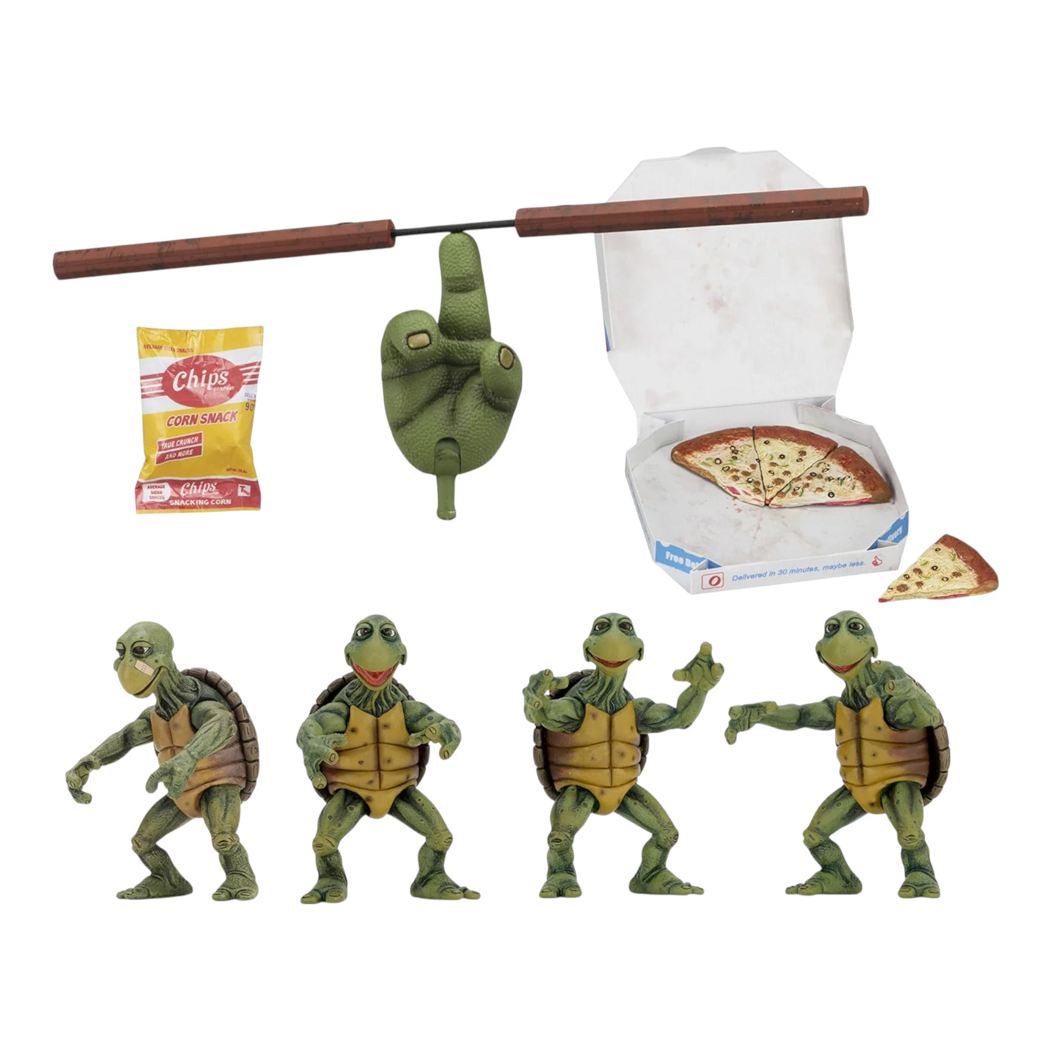 NECA - BABY TURTLES SET 4 PACK - TEENAGE MUTANT NINJA TURTLES - Image 2