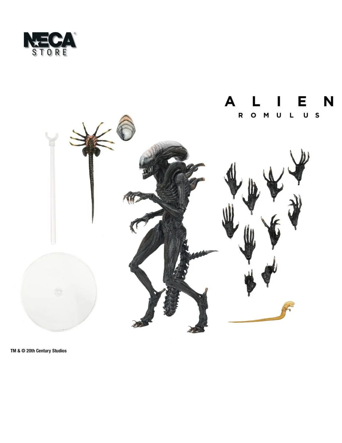 NECA ALIEN ULTIMATE SCORCHED XENOMORPH ROMULUS ACTION FIGURE - Image 2