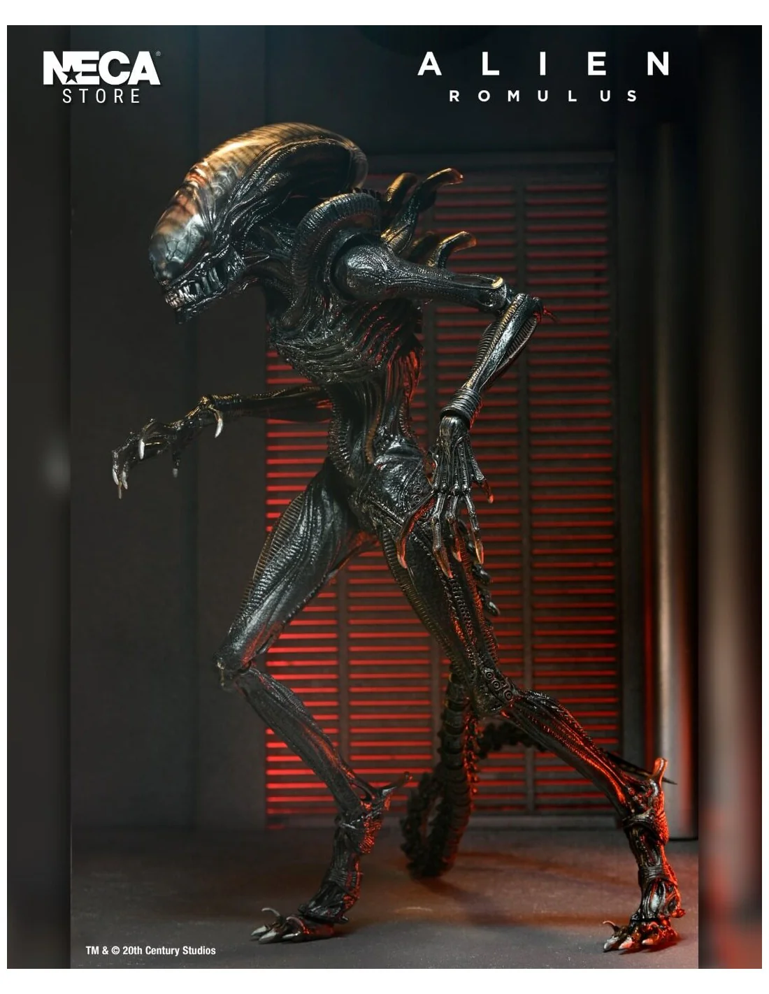 NECA ALIEN ULTIMATE SCORCHED XENOMORPH ROMULUS ACTION FIGURE - Image 3
