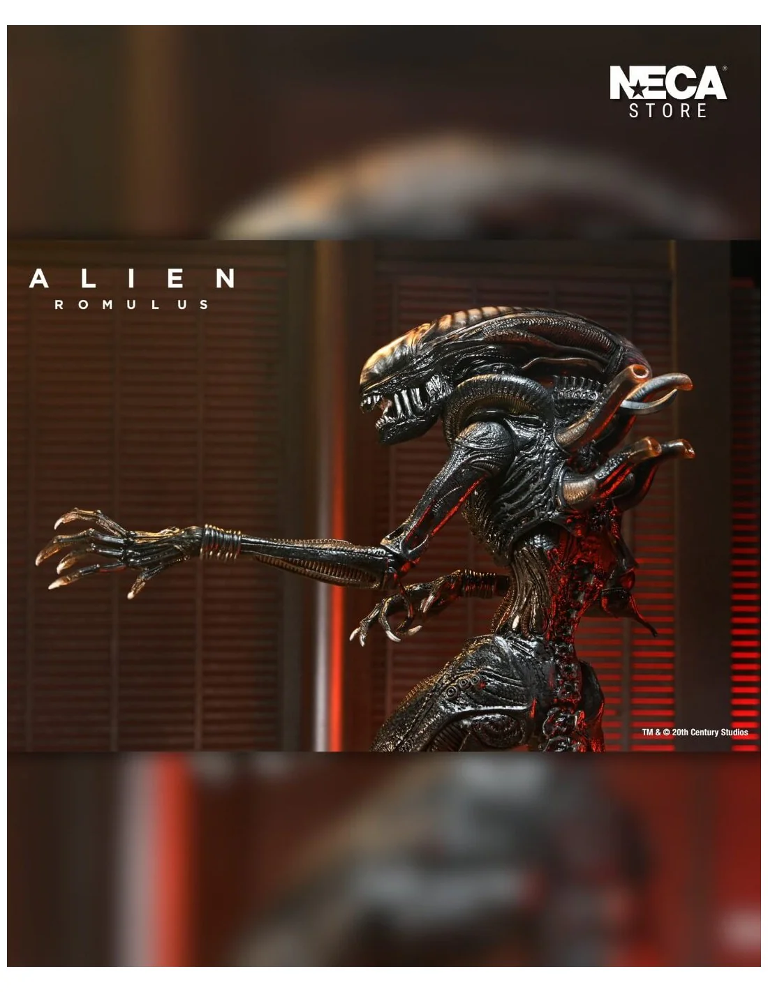 NECA ALIEN ULTIMATE SCORCHED XENOMORPH ROMULUS ACTION FIGURE - Image 4