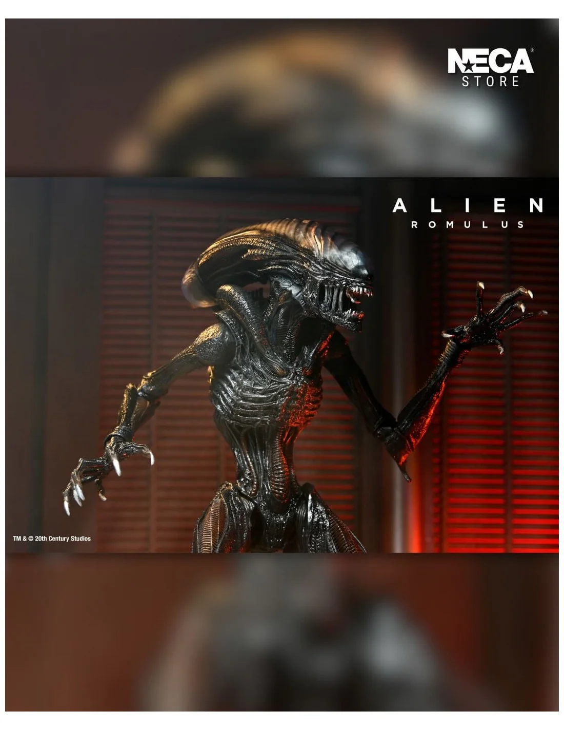 NECA ALIEN ULTIMATE SCORCHED XENOMORPH ROMULUS ACTION FIGURE - Image 5