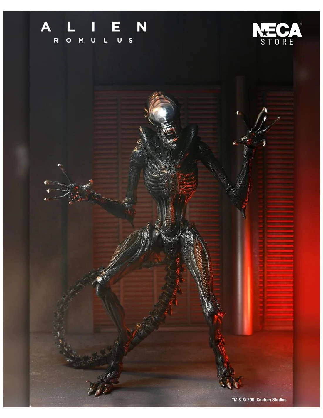NECA ALIEN ULTIMATE SCORCHED XENOMORPH ROMULUS ACTION FIGURE - Image 6