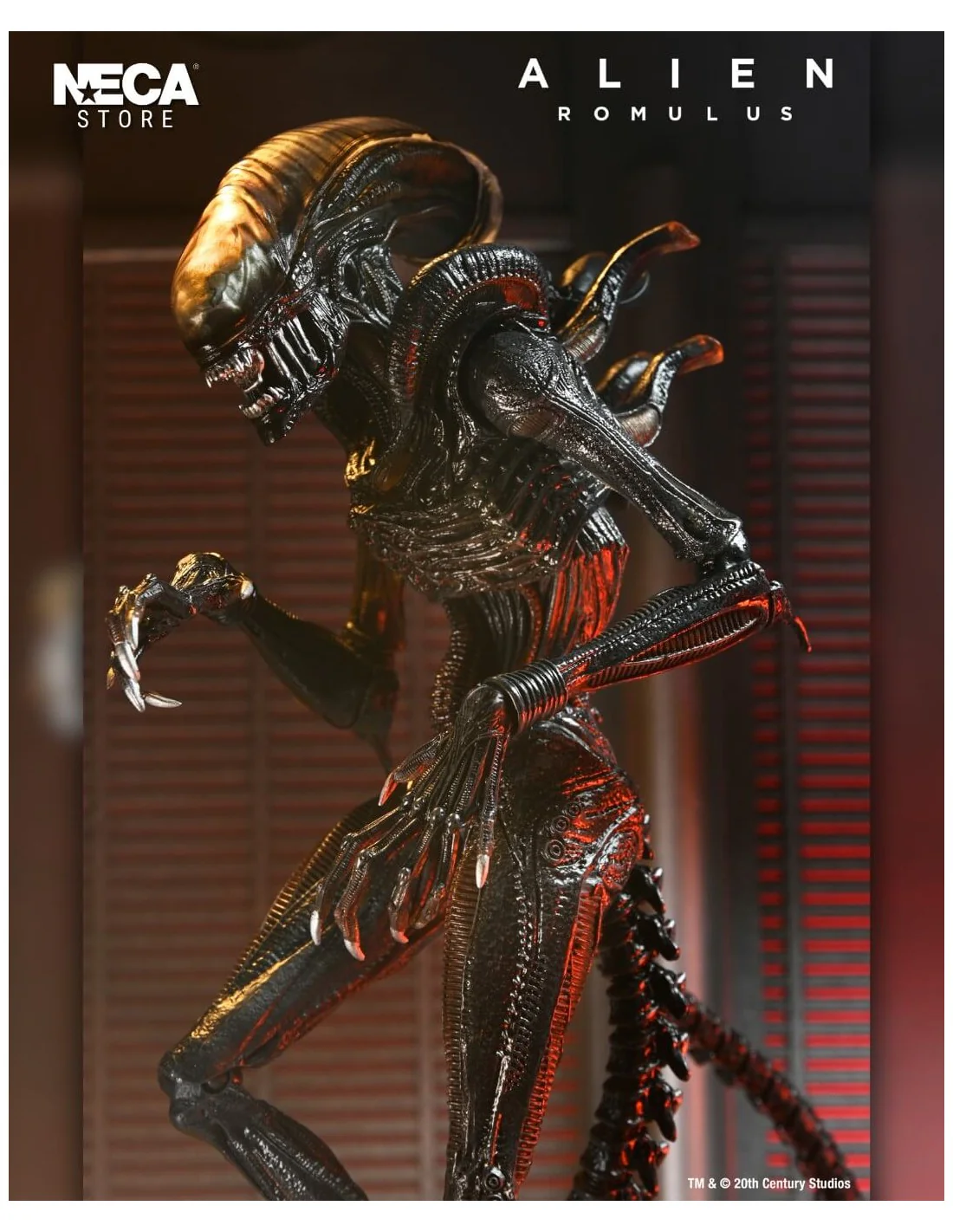 NECA ALIEN ULTIMATE SCORCHED XENOMORPH ROMULUS ACTION FIGURE - Image 7