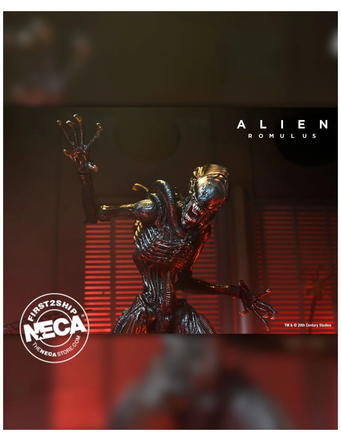 NECA ALIEN ULTIMATE SCORCHED XENOMORPH ROMULUS ACTION FIGURE - Image 9