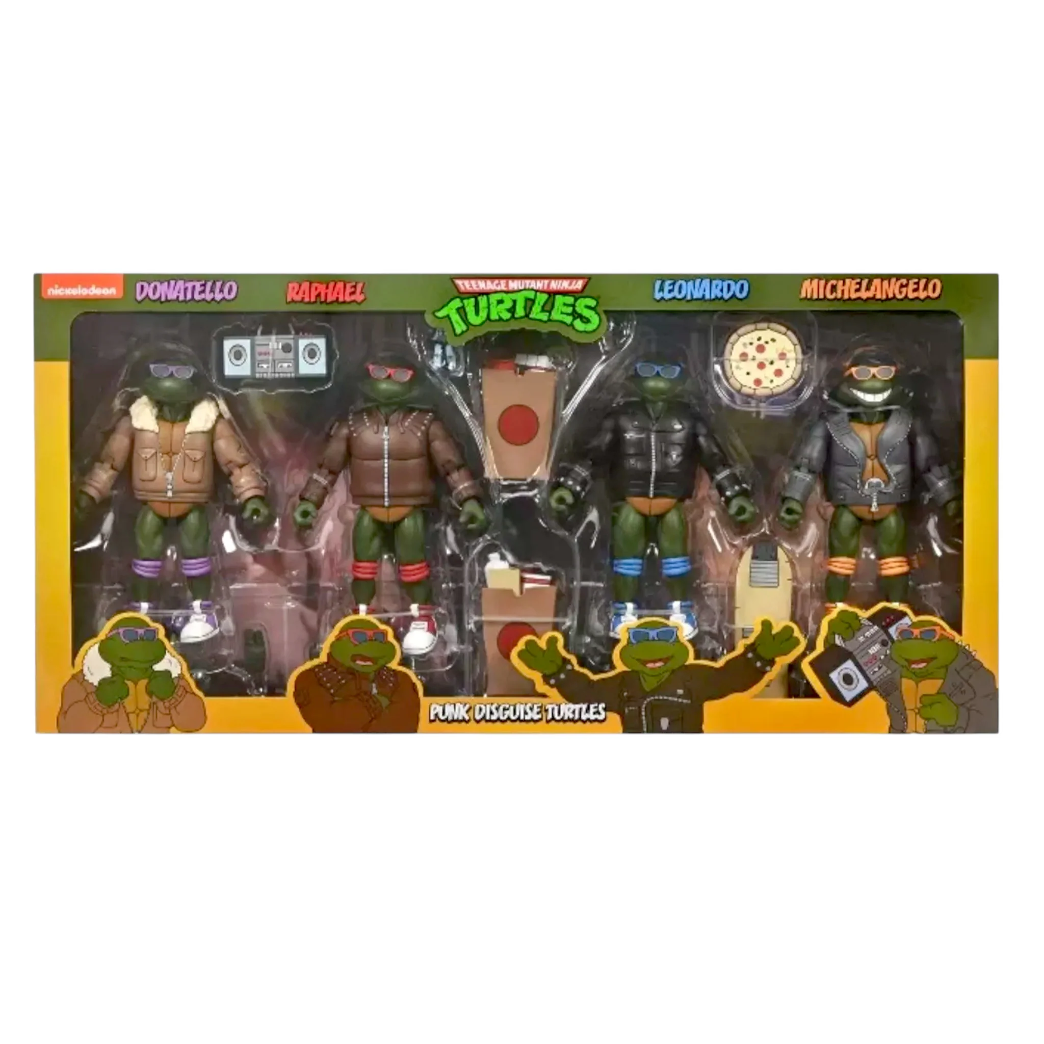NECA PUNK TURTLES 4 PACK TEENAGE MUTANT NINJA TURTLES - Image 3