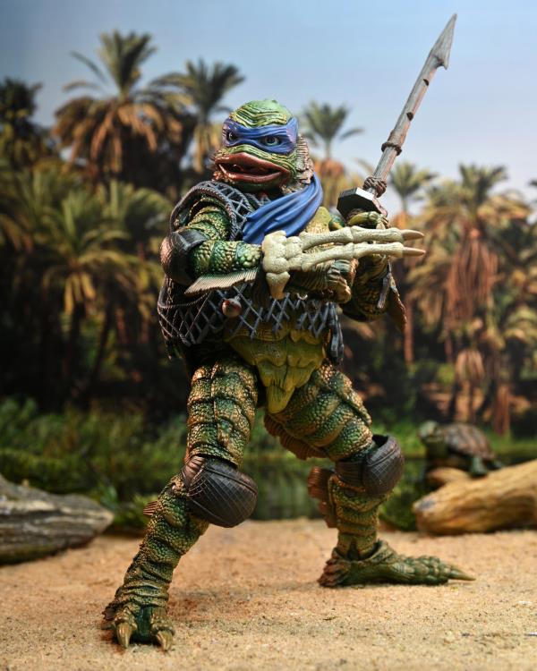 NECA - TEENAGE MUTANT NINJA TURTLES "LEONARDO AS THE CREATURE FROM THE BLACK LAGOON" UNIVERSAL MONSTERS - Image 4