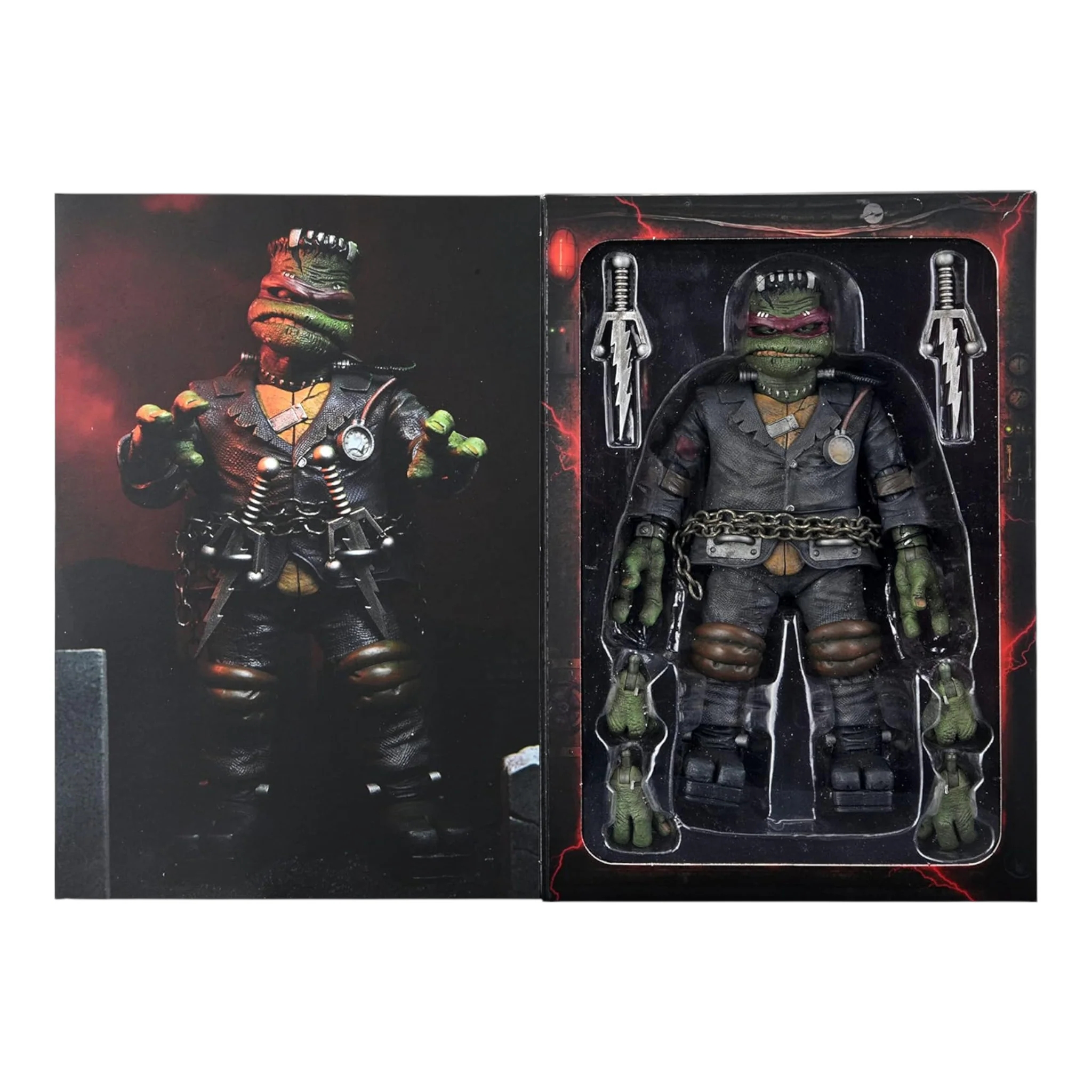 NECA - TEENAGE MUTANT NINJA TURTLES "RAPHAEL AS FRANKENSTEIN" UNIVERSAL MONSTERS - Image 2