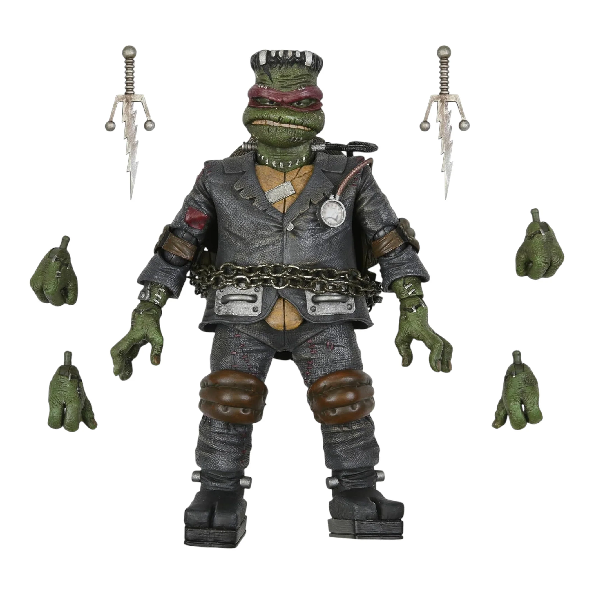 NECA - TEENAGE MUTANT NINJA TURTLES "RAPHAEL AS FRANKENSTEIN" UNIVERSAL MONSTERS - Image 3