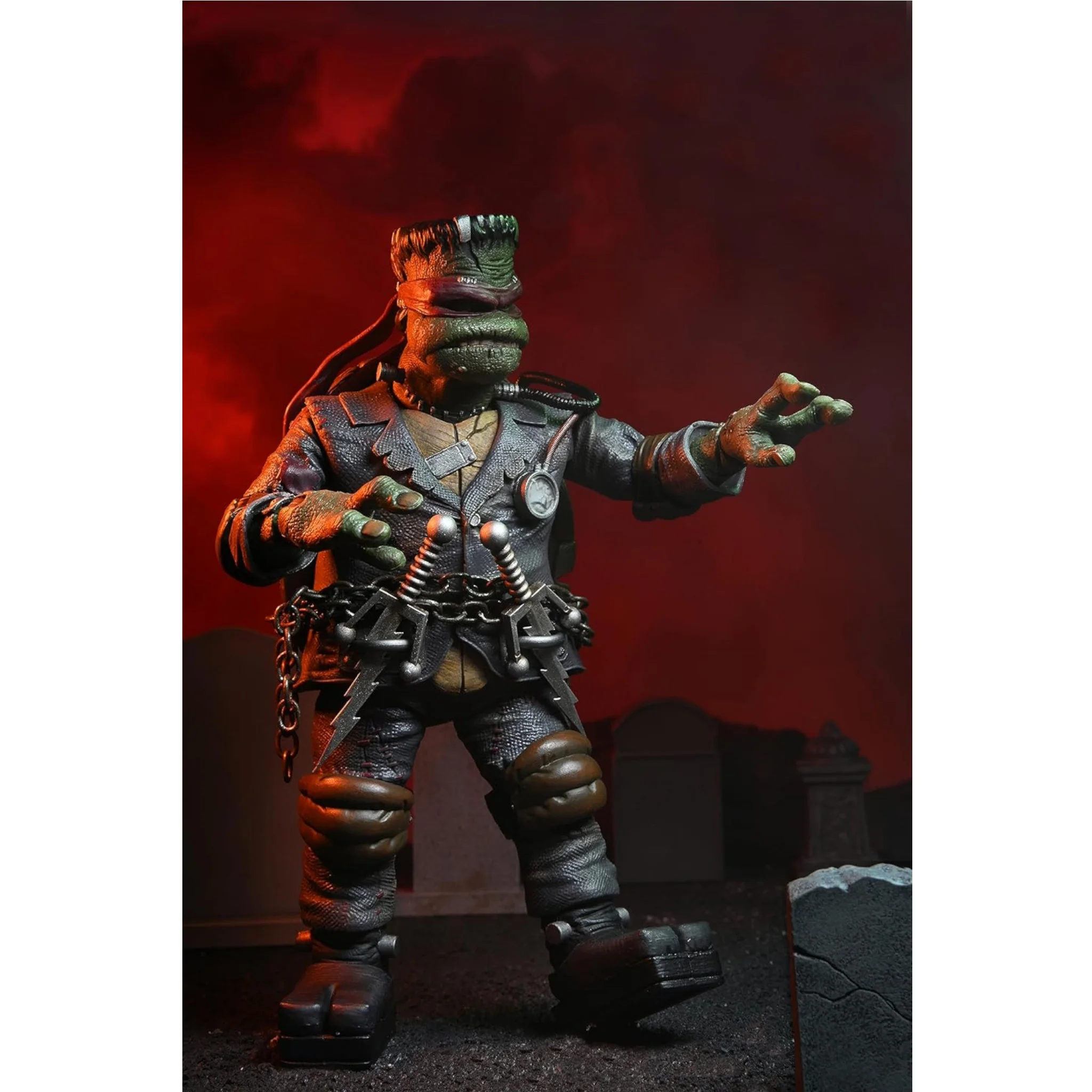NECA - TEENAGE MUTANT NINJA TURTLES "RAPHAEL AS FRANKENSTEIN" UNIVERSAL MONSTERS - Image 4