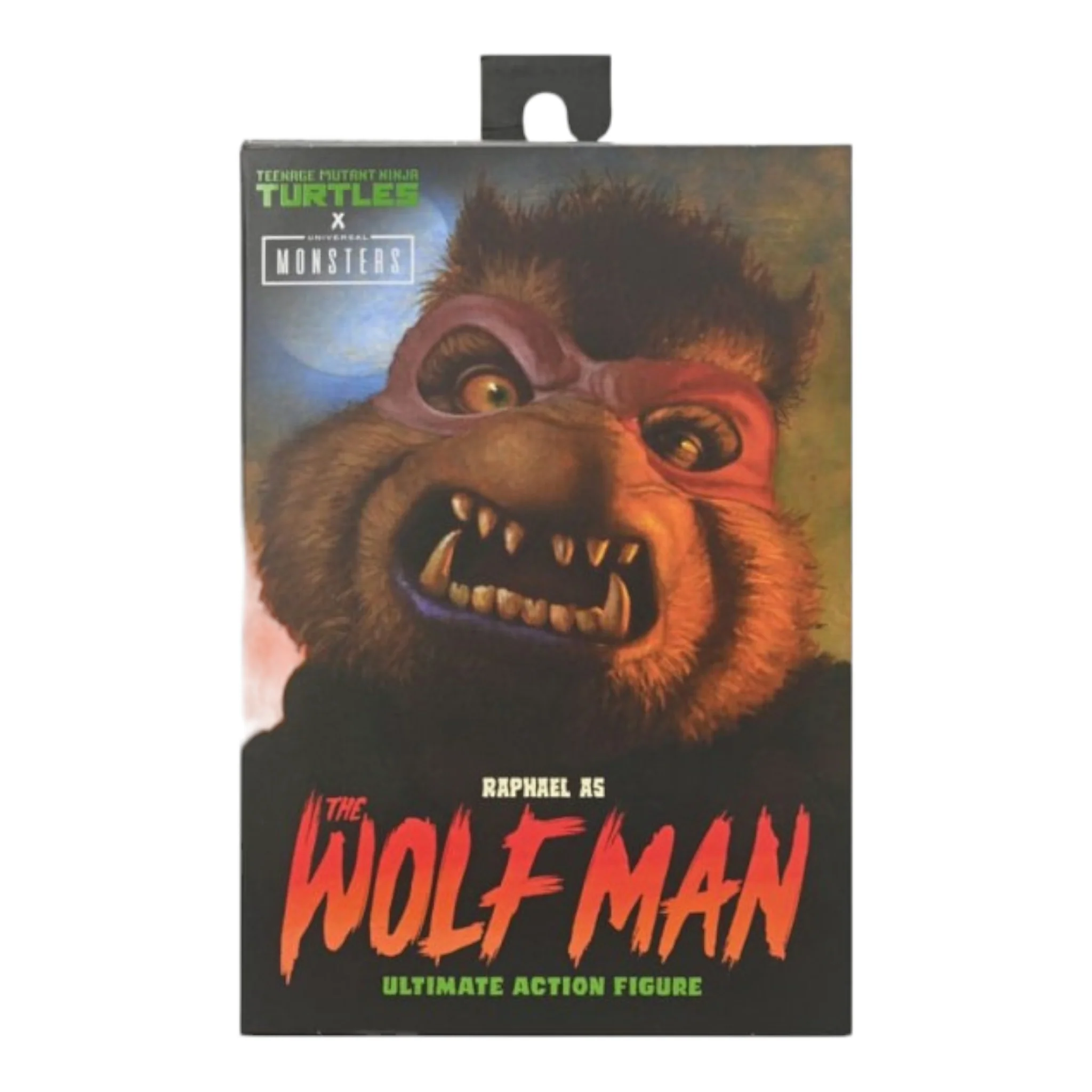 NECA - TEENAGE MUTANT NINJA TURTLES "RAPHAEL AS THE WOLFMAN" UNIVERSAL MONSTERS