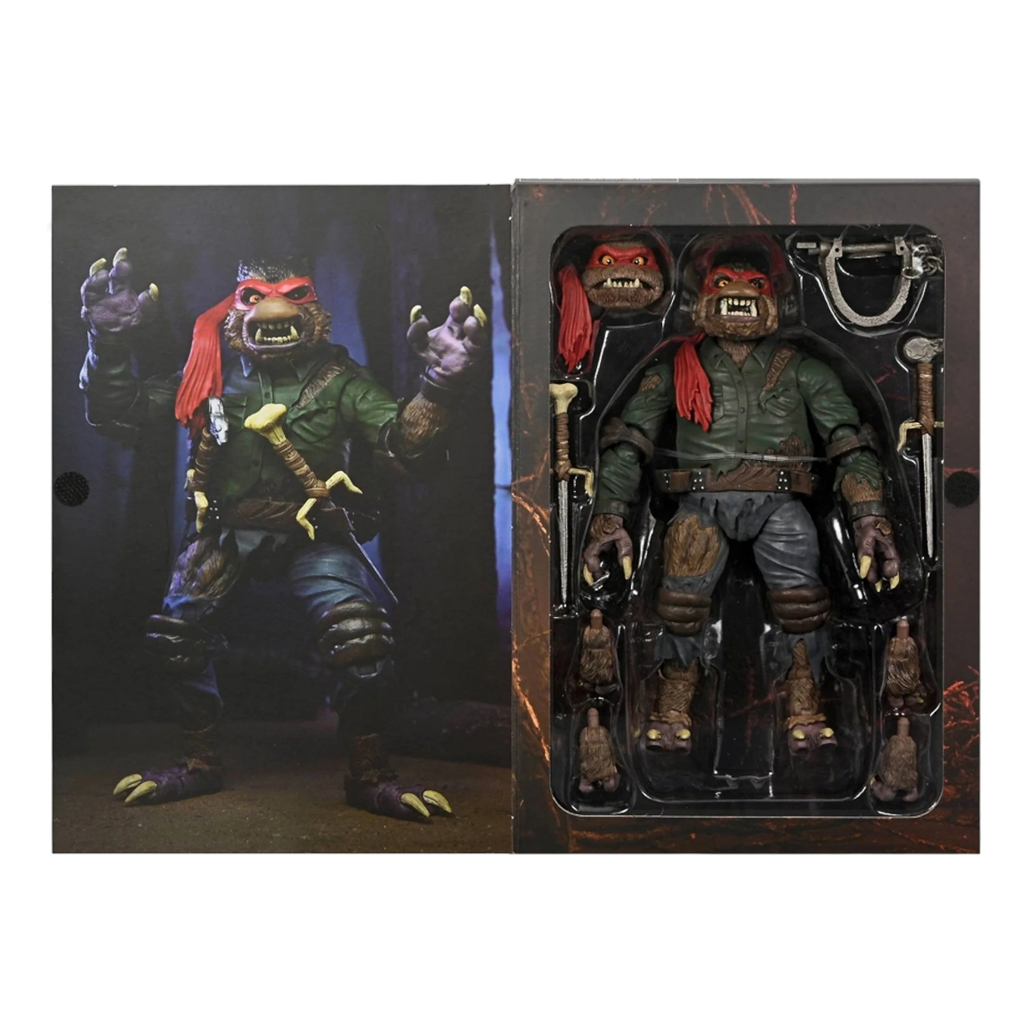 NECA - TEENAGE MUTANT NINJA TURTLES "RAPHAEL AS THE WOLFMAN" UNIVERSAL MONSTERS - Image 2