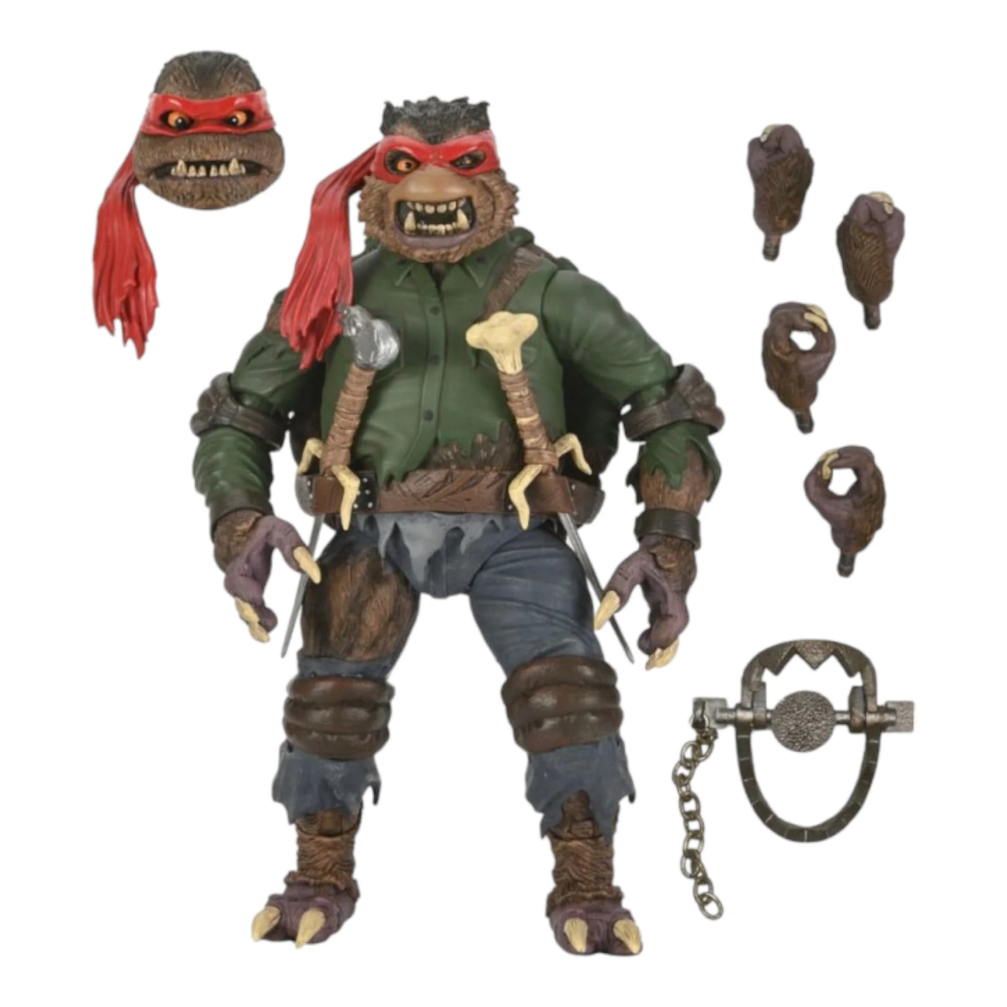 NECA - TEENAGE MUTANT NINJA TURTLES "RAPHAEL AS THE WOLFMAN" UNIVERSAL MONSTERS - Image 3